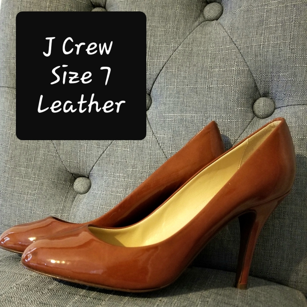 J Crew Leather Pumps - Size 7